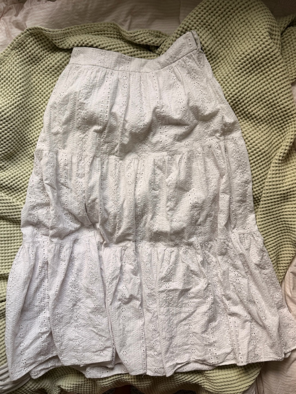Altar'd State white eyelet lace maxi skirt